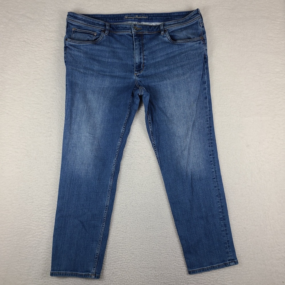 Tommy Bahama Jeans‎ Mens 42x32 Blue Athletic Taper Fit Medium Wash Denim